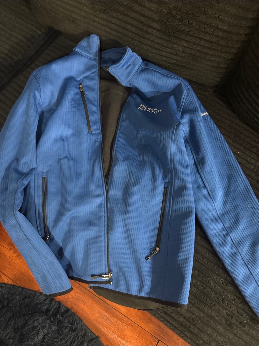 Milken Institute Men’s Blue Softshell Jacket